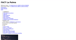 Desktop Screenshot of fact-project.org